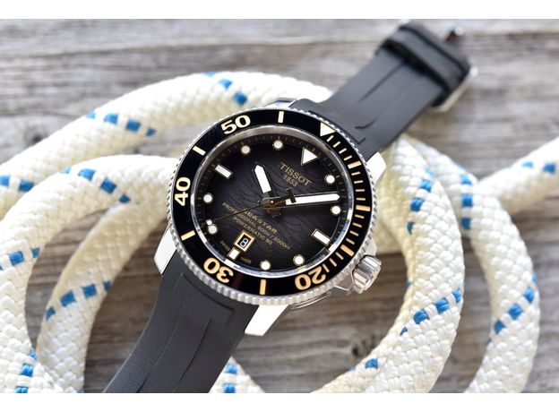 TISSOT T120.607.17.441.01 SEASTAR 2000 PROFESSIONAL POWERMATIC 80, фото 3 | Интернет-магазин оригинальных часов и аксессуаров