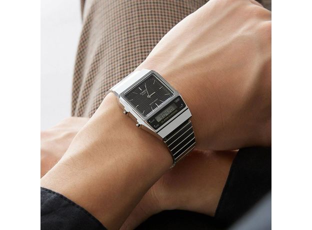 CASIO AQ-800E-1AEF, Вариации товара: Стальной/Черный, фото 3 | Интернет-магазин оригинальных часов и аксессуаров