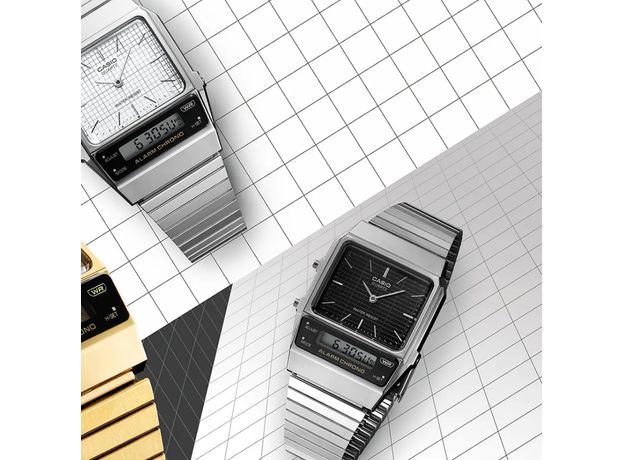 CASIO AQ-800E-1AEF, Вариации товара: Стальной/Черный, фото 4 | Интернет-магазин оригинальных часов и аксессуаров