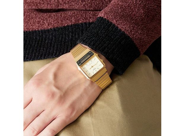 CASIO AQ-800EG-9AEF, Варіант кольору: Позолота/Білий, фото 3 | Интернет-магазин оригинальных часов и аксессуаров