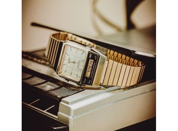 CASIO AQ-800EG-9AEF, Варіант кольору: Позолота/Білий, фото 5 | Интернет-магазин оригинальных часов и аксессуаров