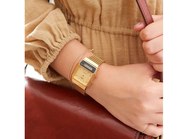 CASIO AQ-800EG-9AEF, Варіант кольору: Позолота/Білий, фото 4 | Интернет-магазин оригинальных часов и аксессуаров