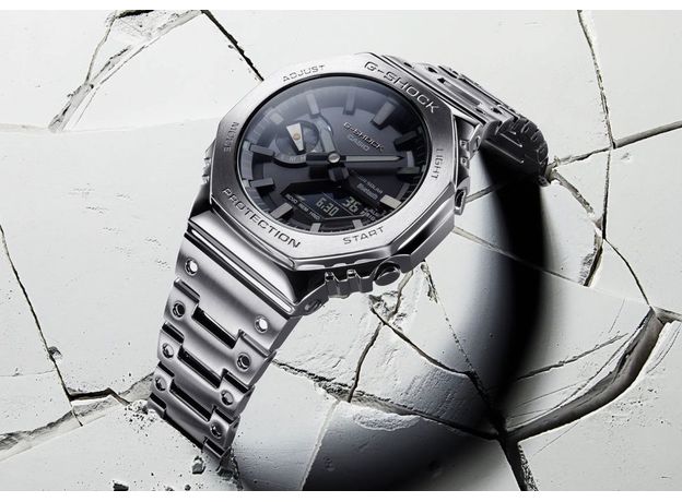 CASIO GM-B2100D-1AER MADE IN JAPAN, Вариации товара: Стальной/Черный, фото 4 | Интернет-магазин оригинальных часов и аксессуаров