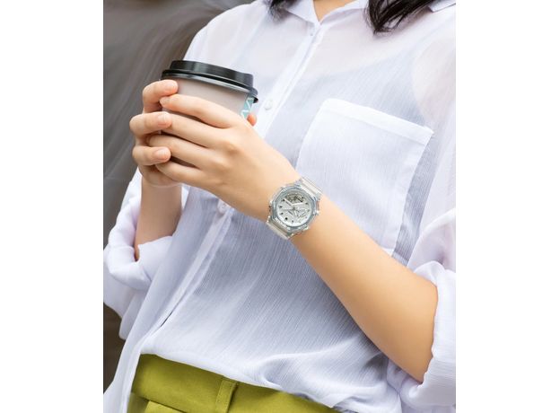 CASIO GMA-S2100SK-7AER, Варіант кольору: Прозорий, фото 7 | Интернет-магазин оригинальных часов и аксессуаров