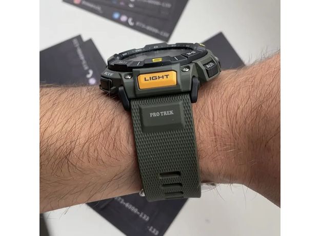 CASIO PRG-340-3ER, Варіант кольору: Чорний/Зелений, фото 5 | Интернет-магазин оригинальных часов и аксессуаров