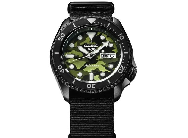 SEIKO SRPJ37K1 SEIKO 5 SPORTS CAMOUFLAGE STREET STYLE, фото 2 | Интернет-магазин оригинальных часов и аксессуаров