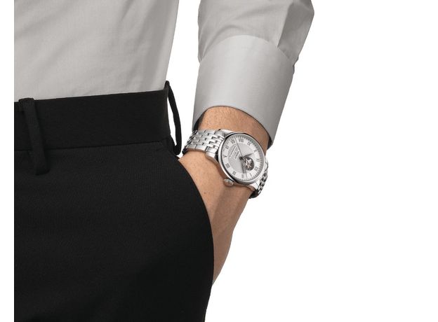 TISSOT T006.407.11.033.02 LE LOCLE POWERMATIC 80 OPEN HEART, фото 5 | Интернет-магазин оригинальных часов и аксессуаров