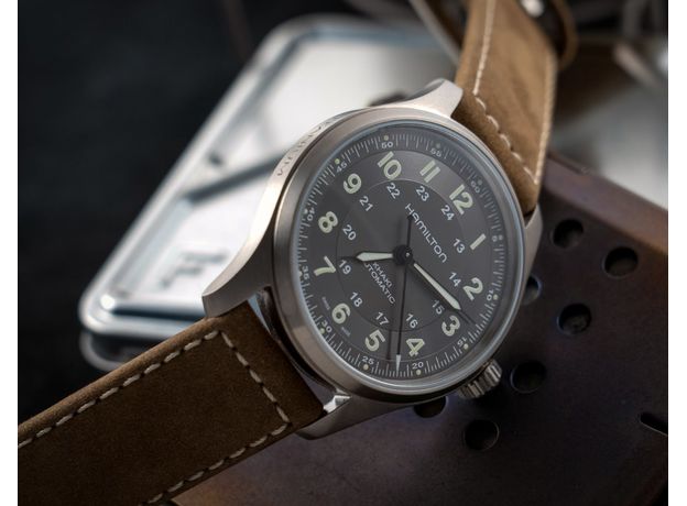 Hamilton H70545550 KHAKI FIELD TITANIUM AUTO, фото 5 | Интернет-магазин оригинальных часов и аксессуаров