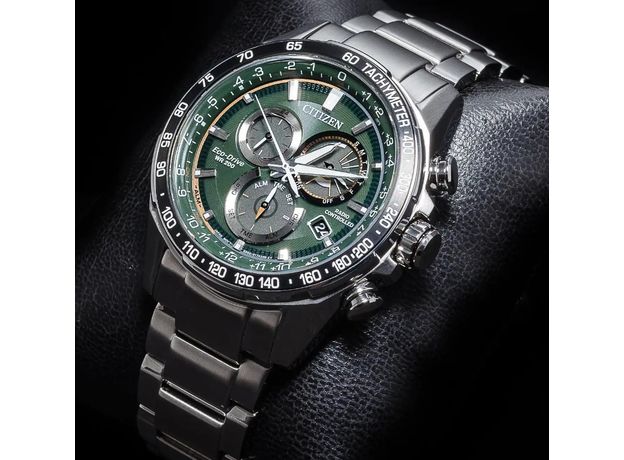 CITIZEN CB5914-89X, Вариации товара: Стальной/Зеленый, фото 3 | Интернет-магазин оригинальных часов и аксессуаров