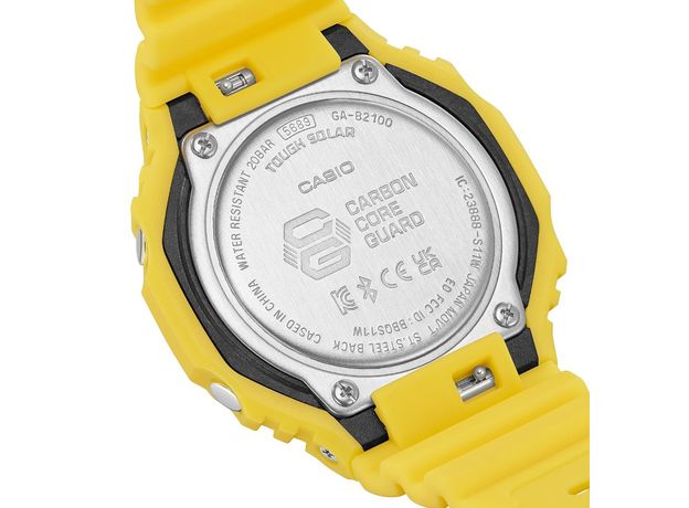 CASIO GA-B2100C-9AER Bluetooth, Варіант кольору: Чорний/Жовтий, фото 5 | Интернет-магазин оригинальных часов и аксессуаров