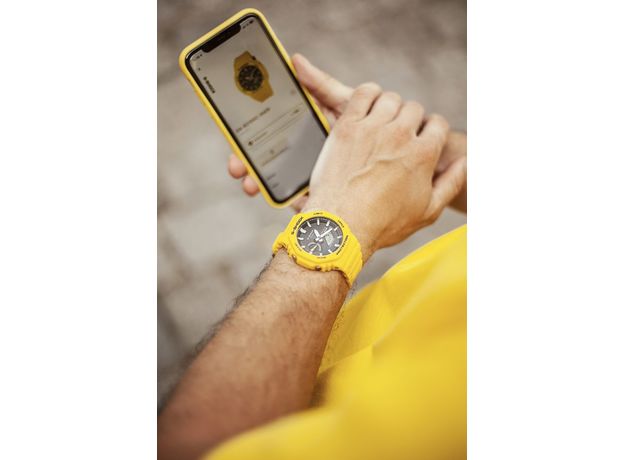 CASIO GA-B2100C-9AER Bluetooth, Варіант кольору: Чорний/Жовтий, фото 7 | Интернет-магазин оригинальных часов и аксессуаров