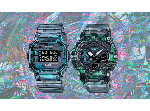CASIO DW-5600NN-1ER, Вариации товара: Прозрачный/Зеленый, фото 4 | Интернет-магазин оригинальных часов и аксессуаров