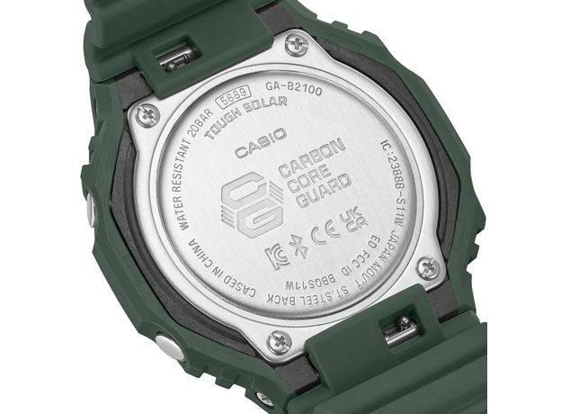 CASIO GA-B2100-3AER Bluetooth, Варіант кольору: Чорний/Зелений, фото 4 | Интернет-магазин оригинальных часов и аксессуаров