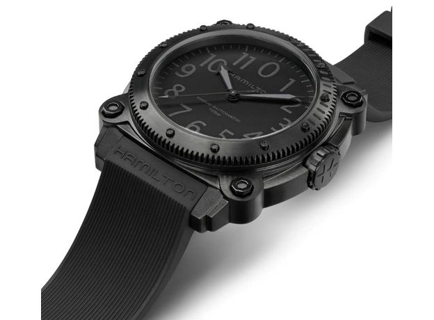 Hamilton H78505330 KHAKI NAVY BELOWZERO AUTO TITANIUM 1000M, фото 3 | Интернет-магазин оригинальных часов и аксессуаров