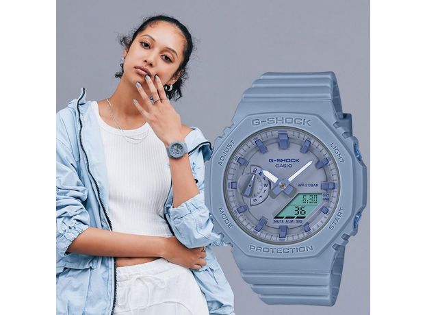 CASIO GMA-S2100BA-2A2ER, Вариации товара: Голубой, фото 3 | Интернет-магазин оригинальных часов и аксессуаров
