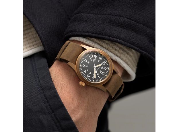 Hamilton H69459530 KHAKI FIELD MECHANICAL BRONZE, фото 7 | Интернет-магазин оригинальных часов и аксессуаров