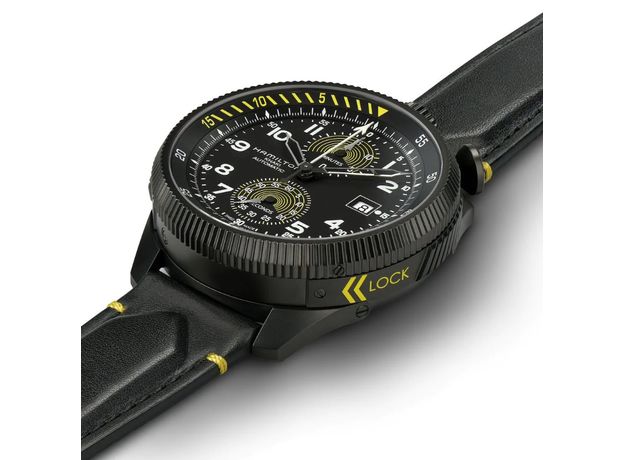 Hamilton H76786733 KHAKI AVIATION TAKEOFF AUTO CHRONO, фото 6 | Интернет-магазин оригинальных часов и аксессуаров