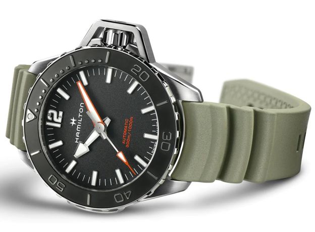 Hamilton H77825331 KHAKI NAVY FROGMAN, фото 4 | Интернет-магазин оригинальных часов и аксессуаров