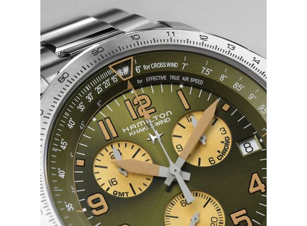 Hamilton H77932160 KHAKI AVIATION X-WIND GMT CHRONO, фото 4 | Интернет-магазин оригинальных часов и аксессуаров