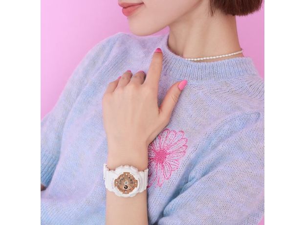 CASIO BA-110X-7A1ER, Варіант кольору: Позолота/Білий, фото 5 | Интернет-магазин оригинальных часов и аксессуаров