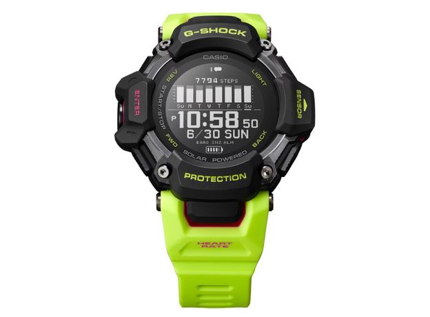 CASIO GBD-H2000-1A9ER Smart-Bluetooth, Варіант кольору: Чорний/Зелений, фото 2 | Интернет-магазин оригинальных часов и аксессуаров