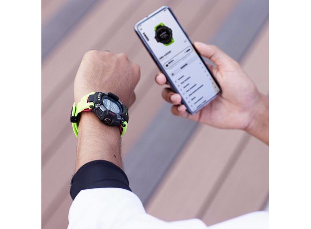 CASIO GBD-H2000-1A9ER Smart-Bluetooth, Варіант кольору: Чорний/Зелений, фото 7 | Интернет-магазин оригинальных часов и аксессуаров