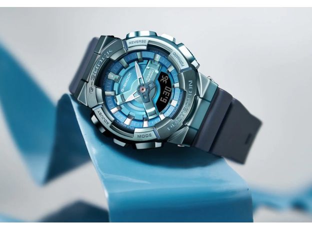 CASIO GM-S110LB-2AER, Варіант кольору: Синій/Чорний, фото 3 | Интернет-магазин оригинальных часов и аксессуаров