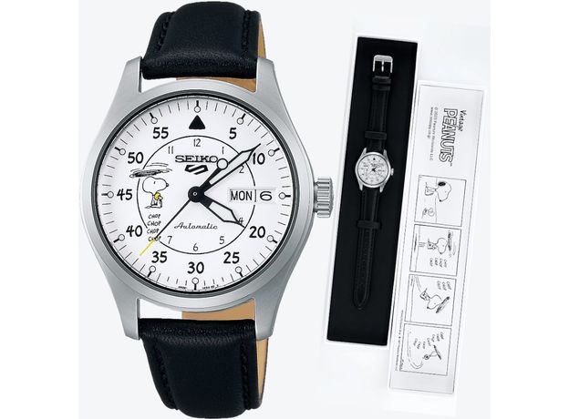 SEIKO SRPK27K1 SEIKO 5 SPORTS PEANUTS "PARACHUTE" LIMITED EDITION 36MM, фото 4 | Интернет-магазин оригинальных часов и аксессуаров