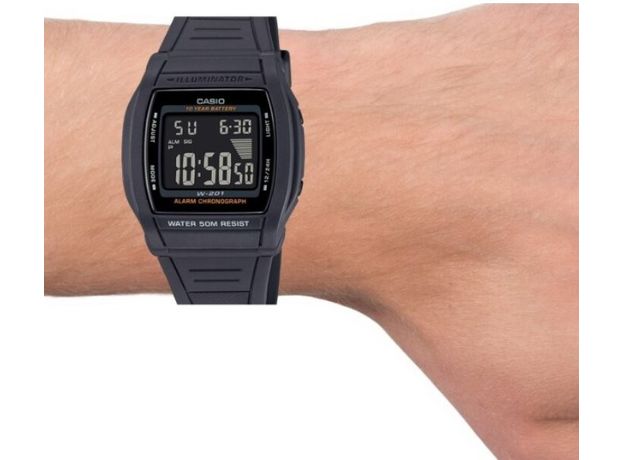 CASIO W-201-1BVEG, фото 2 | Интернет-магазин оригинальных часов и аксессуаров
