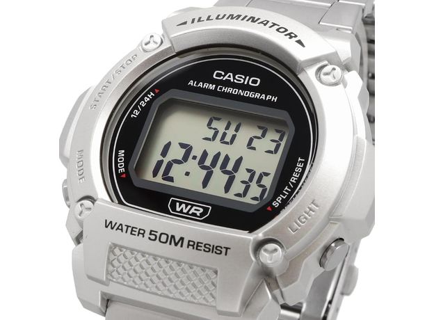 CASIO W-219HD-1AVEF, Вариации товара: Стальной, фото 2 | Интернет-магазин оригинальных часов и аксессуаров