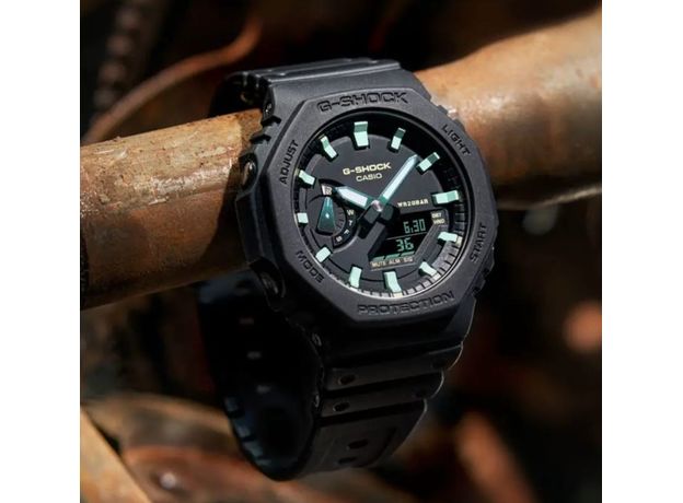 CASIO GA-2100RC-1AER, Варіант кольору: Зелений/Чорний, фото 2 | Интернет-магазин оригинальных часов и аксессуаров