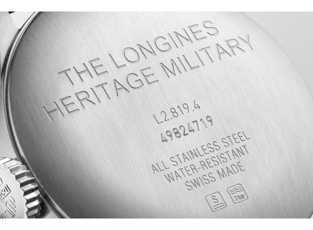 Longines L2.819.4.93.2 HERITAGE MILITARY, фото 6 | Интернет-магазин оригинальных часов и аксессуаров