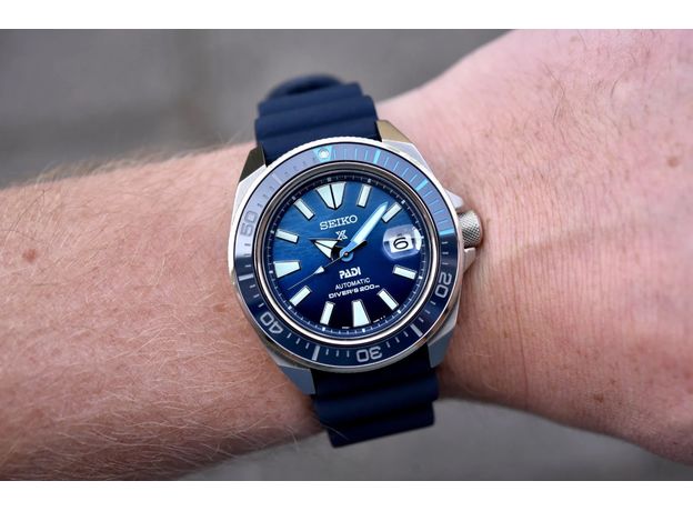 SEIKO SRPJ93K1 PROSPEX KING SAMURAI THE GREAT BLUE PADI EDITION, фото 6 | Интернет-магазин оригинальных часов и аксессуаров
