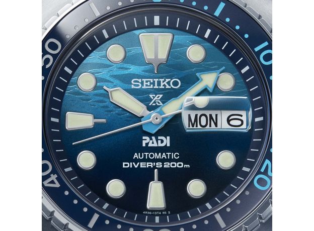 SEIKO SRPK01K1 PROSPEX KING TURTLE THE GREAT BLUE PADI EDITION, фото 3 | Интернет-магазин оригинальных часов и аксессуаров
