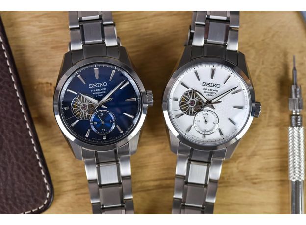 SEIKO SPB415J1 PRESAGE SHARP EDGED OPEN HEART SHIRONERI, фото 9 | Интернет-магазин оригинальных часов и аксессуаров