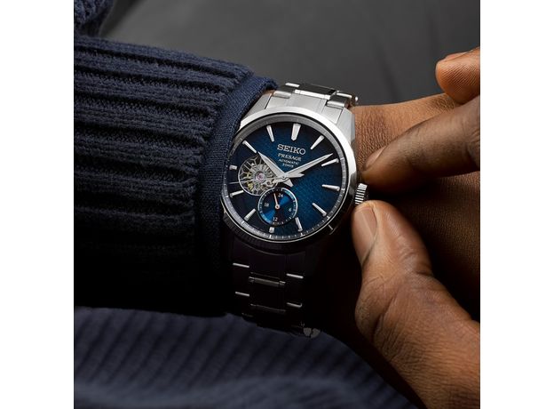 SEIKO SPB417J1 PRESAGE SHARP EDGED OPEN HEART AITETSU, фото 6 | Интернет-магазин оригинальных часов и аксессуаров