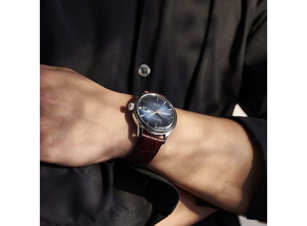 SEIKO SRPK15J1 PRESAGE COCKTAIL TIME MIDNIGHT BLUE MOON, фото 4 | Интернет-магазин оригинальных часов и аксессуаров