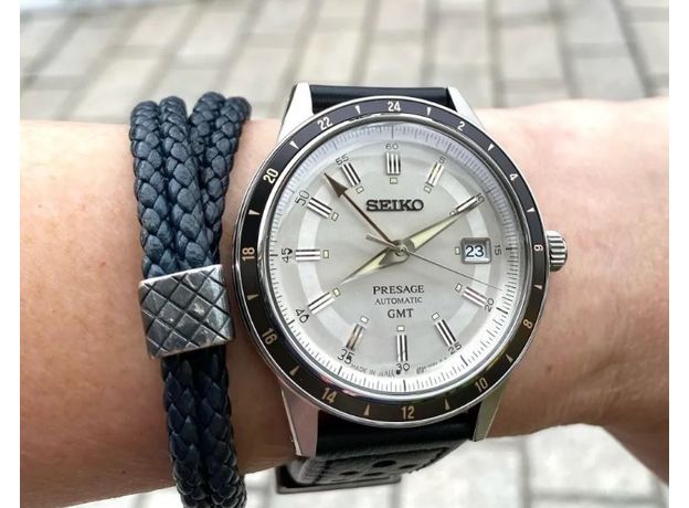SEIKO SSK011J1 PRESAGE STYLE 60S GMT, фото 4 | Интернет-магазин оригинальных часов и аксессуаров