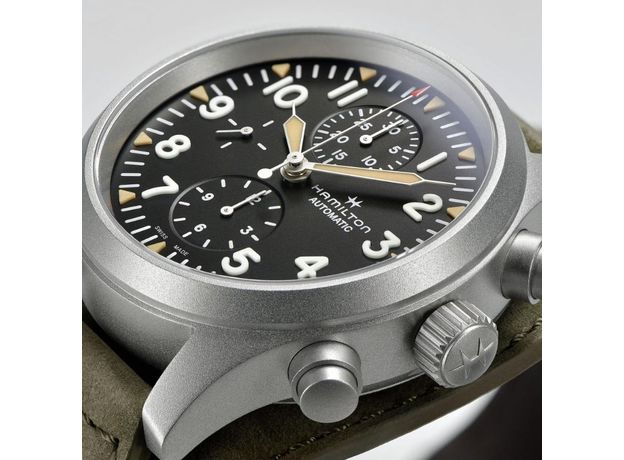 Hamilton H71706830 KHAKI FIELD AUTO CHRONO, фото 9 | Интернет-магазин оригинальных часов и аксессуаров