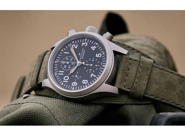 Hamilton H71706830 KHAKI FIELD AUTO CHRONO, фото 10 | Интернет-магазин оригинальных часов и аксессуаров