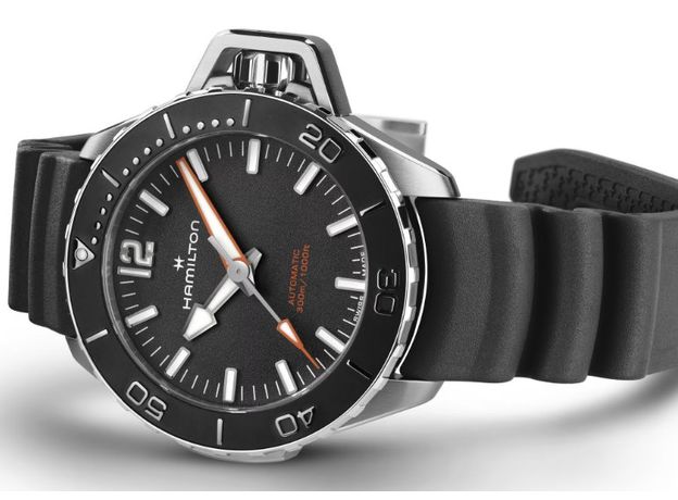 Hamilton H77455330 KHAKI NAVY FROGMAN AUTO, фото 3 | Интернет-магазин оригинальных часов и аксессуаров