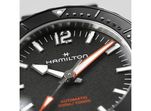Hamilton H77455330 KHAKI NAVY FROGMAN AUTO, фото 4 | Интернет-магазин оригинальных часов и аксессуаров