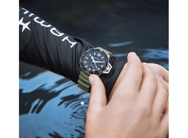 Hamilton H77455331 KHAKI NAVY FROGMAN AUTO, фото 6 | Интернет-магазин оригинальных часов и аксессуаров