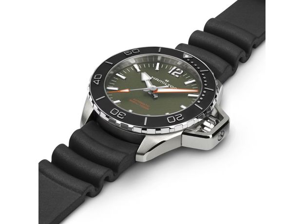 Hamilton H77455360 KHAKI NAVY FROGMAN AUTO, фото 2 | Интернет-магазин оригинальных часов и аксессуаров