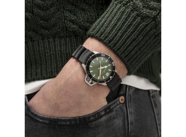 Hamilton H77455360 KHAKI NAVY FROGMAN AUTO, фото 5 | Интернет-магазин оригинальных часов и аксессуаров