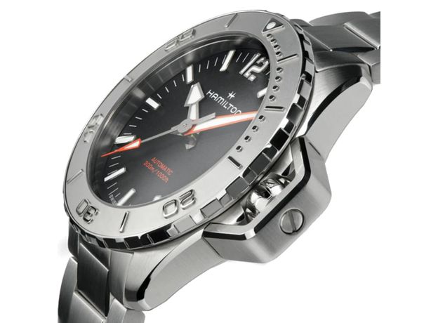 Hamilton H77485130 KHAKI NAVY FROGMAN AUTO, фото 4 | Интернет-магазин оригинальных часов и аксессуаров
