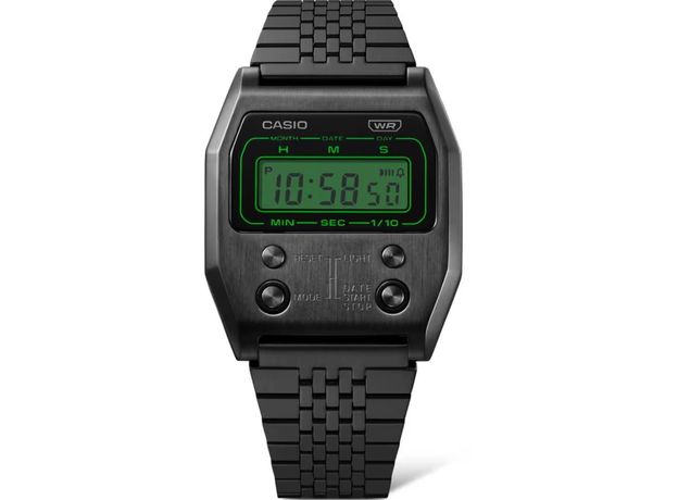 CASIO A1100B-1EF, Варіант кольору: Сталевий/Чорний, фото 2 | Интернет-магазин оригинальных часов и аксессуаров