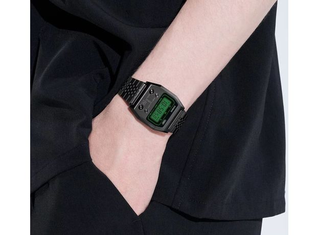 CASIO A1100B-1EF, Варіант кольору: Сталевий/Чорний, фото 3 | Интернет-магазин оригинальных часов и аксессуаров