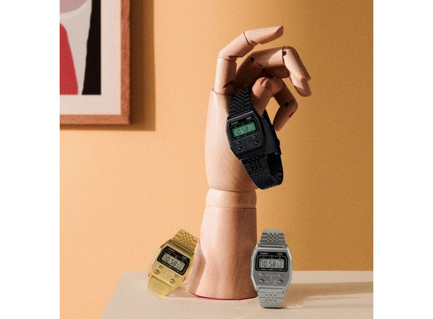 CASIO A1100D-1EF, Вариации товара: Стальной, фото 5 | Интернет-магазин оригинальных часов и аксессуаров