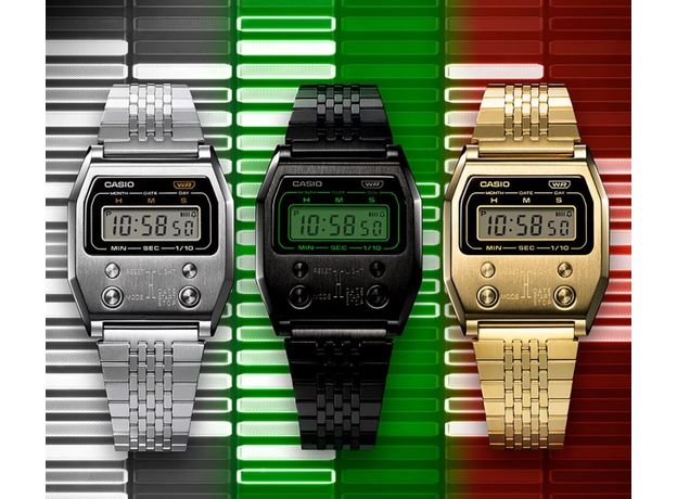 CASIO A1100D-1EF, Вариации товара: Стальной, фото 6 | Интернет-магазин оригинальных часов и аксессуаров
